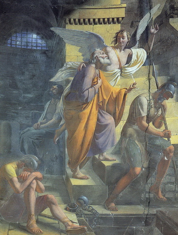 La liberazione di San Pietro - 1854 - Chiesa prepositurale di Santa Maria Assunta - Rovato (BS)